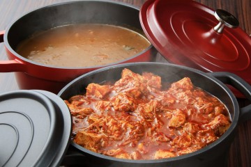 一番人気のカレーと麻婆豆腐