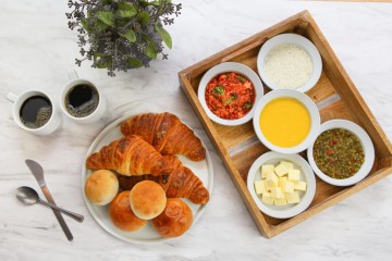 All bread is fermented and baked in the store