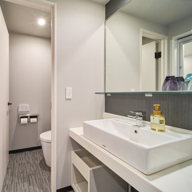 ヴィアイン梅田浴室_セパレートタイプ洗面台