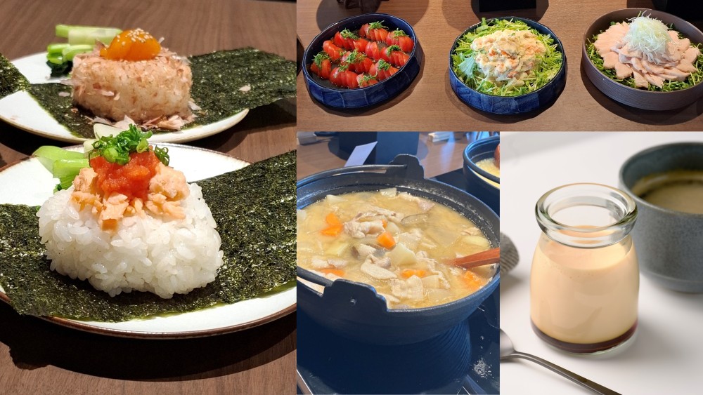 ヴィアイン新大阪　朝食　おにぎり　プリン