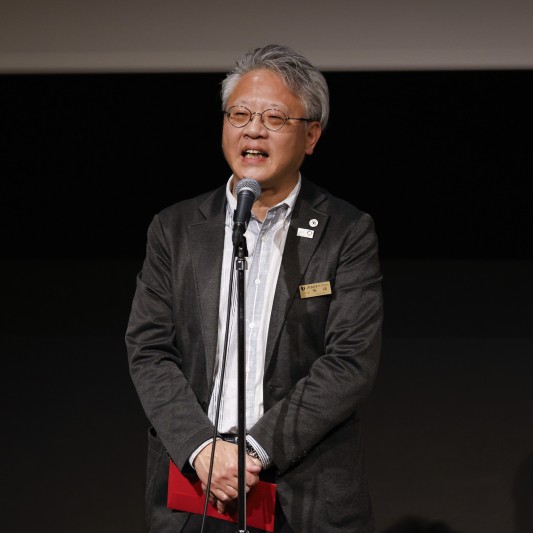 代表取締役社長 柴﨑紳一朗のスピーチ