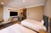 Bed and Amenities in a Twin Room at Via Inn Shinagawa-Oimachi