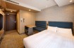 A bed and a sofa the Viainn Double Room at  Via Inn Shinagawa-Oimachi