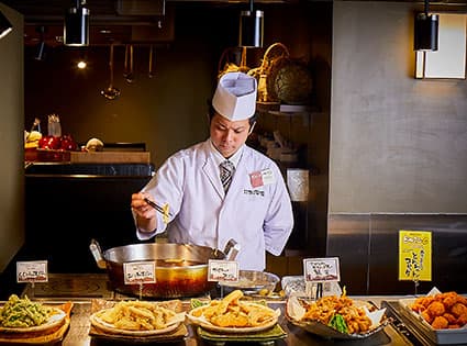 出来立て ライヴ料理