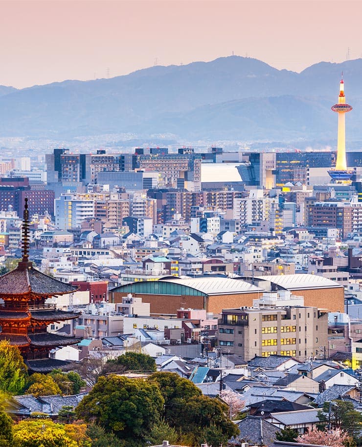 京都市の街並み